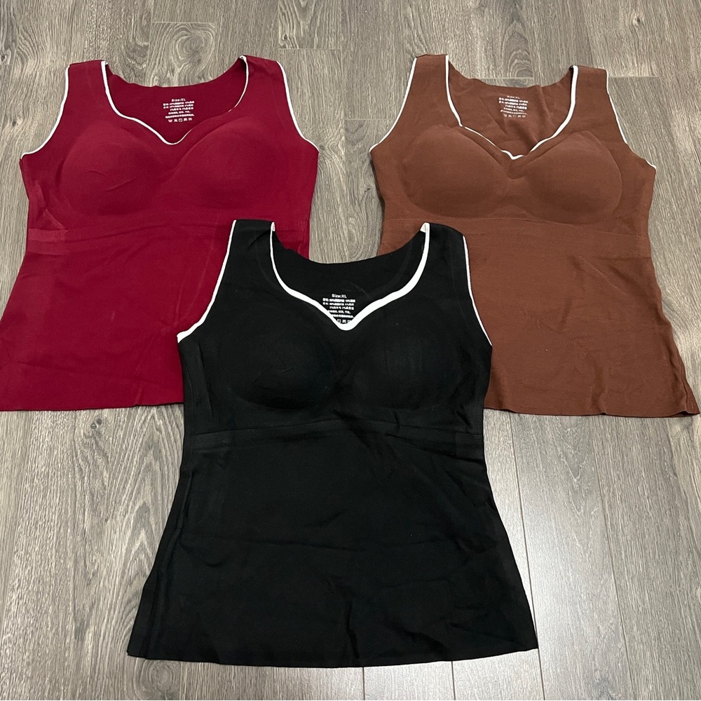 Women's Bodysuit Top - Black, Brown, Red